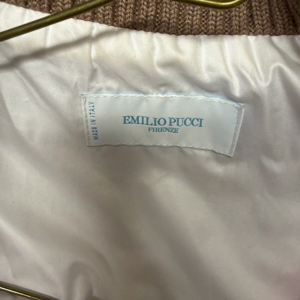 Emilio Pucci Pink and Brown Ski Jacket 2 pcs jacket and vest - Picture 15 of 15